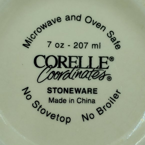 Corelle Coordinates Stoneware Abundance 7 Oz. Ramekins Custard Cups - Picture 5 of 6